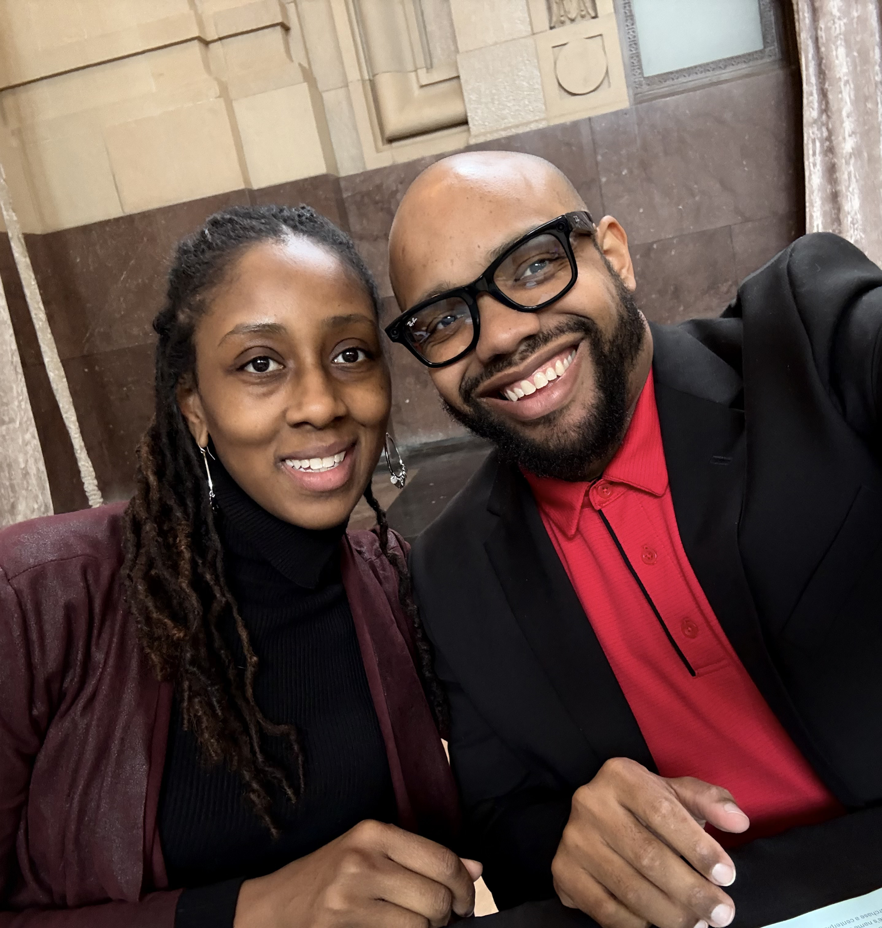 LaTosha Swopes and Dr. Russell Robinson, founders of Robinson Roots